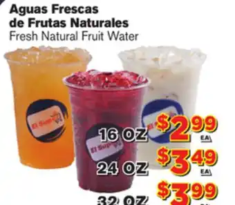 El Super Fresh Fresh Natural Fruit Water offer