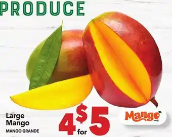 Vallarta Supermarkets Large Mango / MANGO GRANDE offer