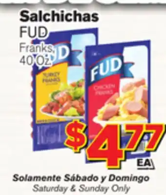 El Super Fresh FUD Franks offer