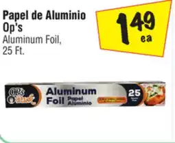 El Super Op's Aluminum Foil offer