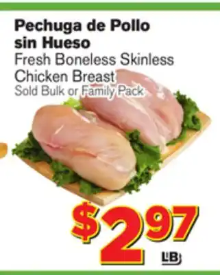 El Super Fresh Fresh Boneless Skinless Chicken Breast offer