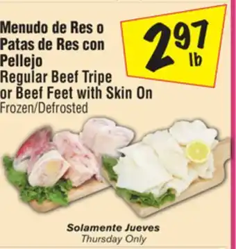 El Super Regular Beef Tripe or Beef Feet with Skin offer