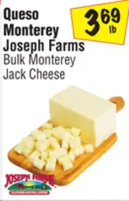 El Super Joseph Farms Bulk Monterey Jack Cheese offer