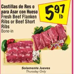 El Super Fresh Beef Flanken Ribs or Beef Short Ribs offer