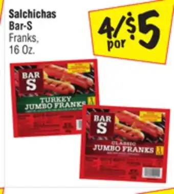 El Super Bar-S Franks offer