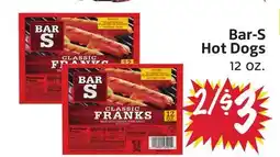 Foodmaxx Bar-S Hot Dogs offer