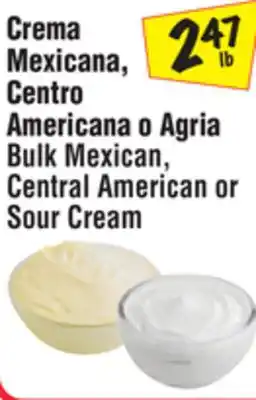 El Super Bulk Mexican, Central American or Sour Cream offer