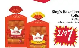 Foodmaxx King's Hawaiian Rolls offer