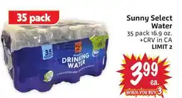 Foodmaxx Sunny Select Water offer