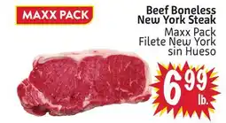 Foodmaxx Beef Boneless New York Steak offer