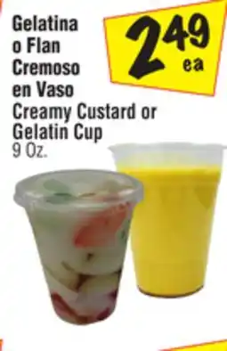 El Super Creamy Custard or Gelatin Cup offer