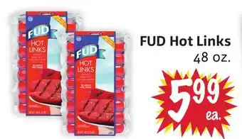 Foodmaxx FUD Hot Links offer