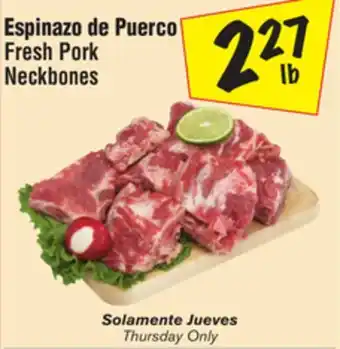 El Super Fresh Pork Neckbones offer