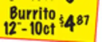 El Super Burrito offer