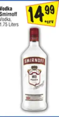 El Super Smirnoff Vodka offer