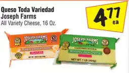 El Super Joseph Farms All Variety Cheese offer