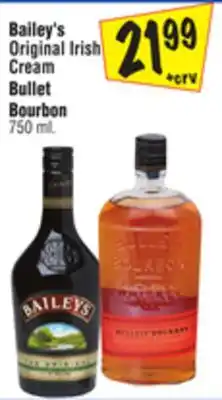 El Super Bailey's Original Irish Cream Bullet Bourbon offer