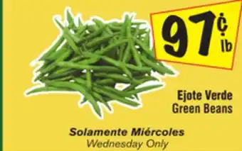 El Super Green Beans offer