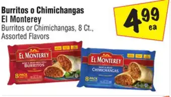 El Super Burritos or Chimichangas offer