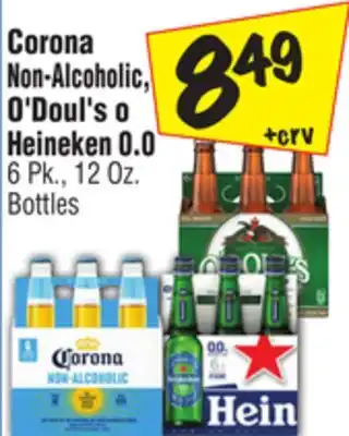 El Super Corona Non-Alcoholic, O'Doul's o Heineken 0.0 offer