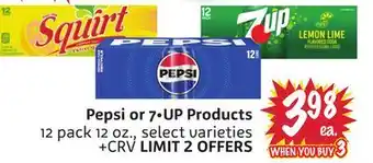 Foodmaxx Pepsi or 7•UP Products offer