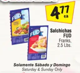 El Super Fud Franks offer