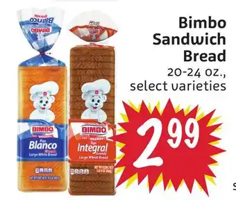 Foodmaxx Bimbo Sandwich Bread offer