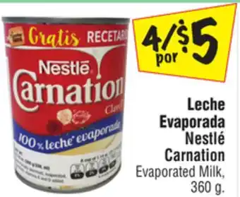 El Super Carnation Evaporated Milk offer