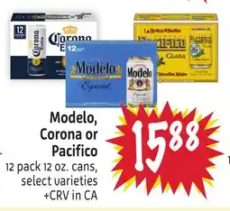 Foodmaxx Modelo, Corona or Pacifico offer