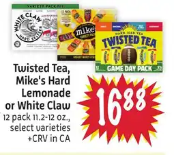 Foodmaxx Twisted Tea, Mike's Hard Lemonade or White Claw offer