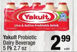 Super King Markets Yakult Probiotic Dairy Beverage offer