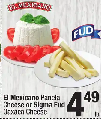 Super King Markets El Mexicano Panela Cheese or Sigma Fud Oaxaca Cheese offer