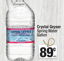 Super King Markets Crystal Geyser Spring Water offer