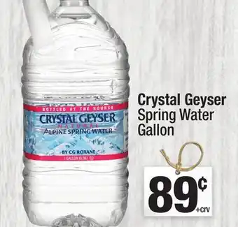 Super King Markets Crystal Geyser Spring Water offer