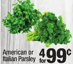 Super King Markets American or Italian Parsley offer