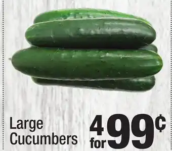 Super King Markets Large Cucumbers offer