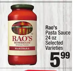 Super King Markets Rao's Pasta Sauce offer