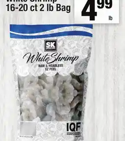 Super King Markets SK EZ Peel Raw White Shrimp offer