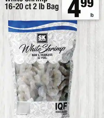 Super King Markets SK EZ Peel Raw White Shrimp offer