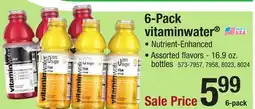 Menards vitaminwater XXX Acai-Blueberry-Pomegranate - 6 Pack offer