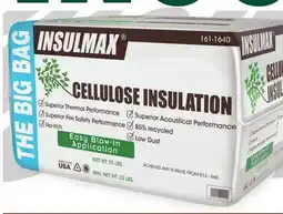 Menards INSULMAX Blow-in Cellulose Insulation offer