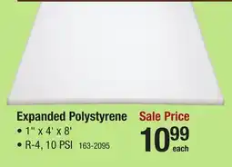 Menards R-4 (10 PSI) 1 x 4' x 8' Expanded Polystyrene Foam Board Insulation offer