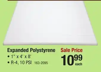 Menards R-4 (10 PSI) 1 x 4' x 8' Expanded Polystyrene Foam Board Insulation offer