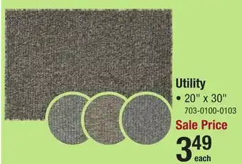 Menards CAM Living Brown 20 x 30 Kane Mat offer