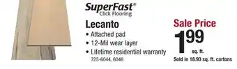 Menards SuperFast Lecanto Foothills 7 x 48 Floating Luxury Vinyl Plank Flooring (18.93 sq.ft/ctn) offer