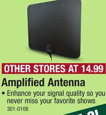 Menards MaxEnergy Indoor Multidirectional Amplified Digital HDTV Antenna offer