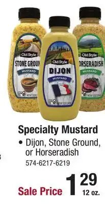 Menards Old Style Dijon Mustard - 12 oz offer