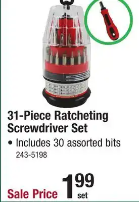 Menards 30-in-1 Ratcheting Multi-Bit Screwdriver Set offer