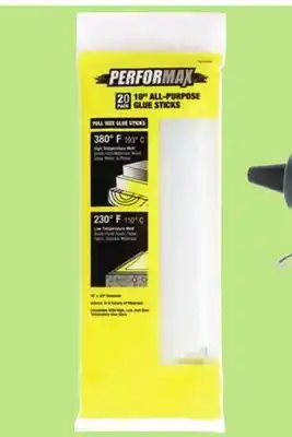 Menards Performax 10 All-Purpose Hot Glue Sticks - 20 Pack offer