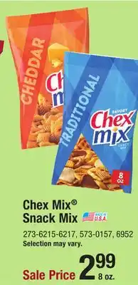 Menards Chex Mix Traditional Snack Mix - 8 oz offer